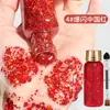Sombra de Ojos Líquida con Lentejuelas Grande Gel sin Pegamento Brillo Brillo Maquillaje de Apoyo para Conciertos Maquillaje de Escenario Decoración para el Cabello