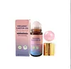 Novo produto transfronteiriço: Óleo de rícino rollerball de quartzo rosa óleo para cuidados, hidratante e calmante, reparo da pele, rollerball portátil
