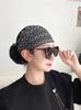 Turbante de Encaje de Malla Sombrero Transpirable para Mujer 2023 Nuevo Estilo Pañuelo para la Cabeza Sombrero Cúpula Hueca Casual Versátil