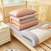 Juego de Tres Piezas de Algodón Puro para Cama de Dormitorio de Estudiantes Universitarios, Sábana, Funda de Edredón, Ropa de Cama 100% Algodón, Estilo Sábana Ajustable para Camas Litera de Dormitorio