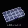 Caja de Almacenamiento de 15 Compartimentos 24 Compartimentos Caja de Plástico Cuentas DIY Pulsera Hecha a Mano Collar Cuentas Sueltas Accesorios de Cristal Material 10