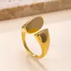Anillos Abiertos de Acero de Titanio de Mayor Venta Europeos y Americanos para Parejas, Joyería de Anillo de Acero Inoxidable de Doble Cabeza Fundida con Diseño de Nicho