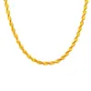 Plataforma de comercio exterior collar popular collar de oro de 18 quilates cadena de oro de doble ola para la clavícula versión coreana del puesto suministro al por mayor