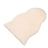 Alfombra para Sala de Estar y Dormitorio, Alfombra Irregular para Mesa de Café, Manta de Cabecera, Estilo Crema Grueso para Ventana Bahía, Cojín de Felpa Falsa de Conejo de Alta Gama