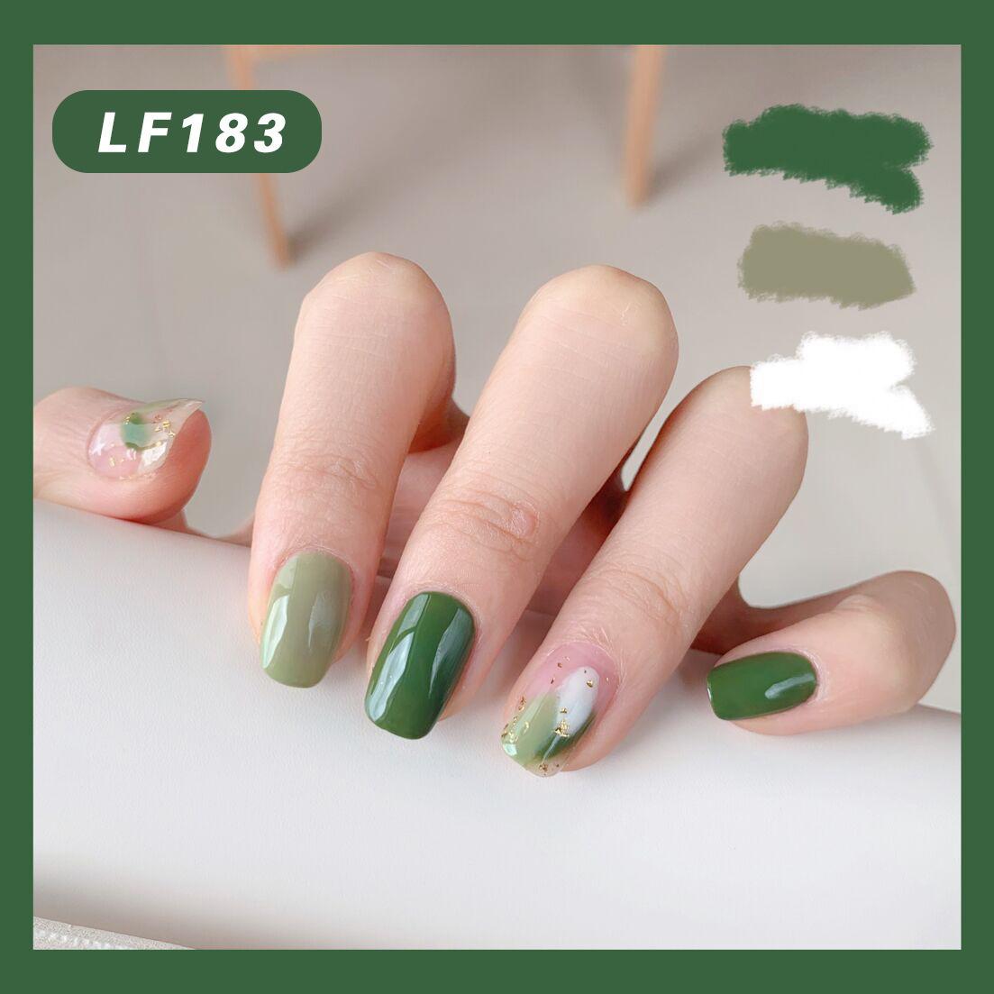 LF183撞色春绿【胶水款】