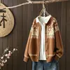 Suéter Tricô Fair Isle Retrô Feminino 2026 Primavera Outono Novo Estilo Coreano Estilo Preguiçoso Top Peça de Roupa Externa Top Tendência