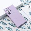 Capa Protetora Magnética de Silicone Líquido para Samsung S26Ultra S25Plus com Furo Fino Anti-Queda