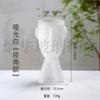 Vaso de Vidro Moderno Simples com Rosto Humano Personalizado para Sala de Estar Decorações Criativas para Bancada Flores e Plantas Verdes Hidropônicas