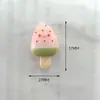 Lindo Pudín Helado Comida Juguete Dibujos Animados Decoración Accesorios Hecho a Mano DIY Pegamento de Crema Resina Creativo Refrigerador Pegatinas Divertidas