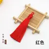 Anillo de tiro de 8 cm borla DIY tejido a mano puro anillo de tiro borla fleco nudo borla