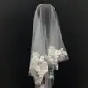 Velo de Encaje Vintage Estilo Largo Fotografía de Bodas Maquillaje Estilismo Tocados de Alta Gama Accesorios de Novia Boda