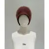 Gorro de Punto Bianye Bie para Aumentar el Calor, 100% Lana, Versátil para Otoño e Invierno, Protector de Orejas, Adelgazante para el Rostro y Sombrero para Clima Frío para Mujer