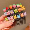 Pente de Franja Infantil Artefato para Quebrar Cabelo de Menina Cartões de Cabelo para a Parte Frontal da Cabeça Infantil 2025 Novo Acessório de Cabeça para Bebê