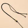 Cordón Sencillo para Collar Adecuado para Usar Joyería Dorada, Cordón para Colgante DIY, Correa de Cuello Trenzada Semi-Terminada, Ajustable