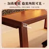 Nuevo Juego de Mesa y Sillas de Té Chinas Mesa de Té Mesa para Tetera Mesa de Oficina Simple para el Hogar Balcón Mesa de Té de Placa Grande Mesa Integrada