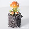 Simulação Média Toco Cogumelo Bonsai Espuma Criativo Pequenos Ornamentos Flor Artificial Decoração de Casa Interior Simulação Planta em Vaso