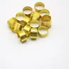 Ferramenta DIY Costura Doméstica Dedal de Cobre de Ferro Dourado Caixa de Agulhas Acessórios Dedal de Pressão Agulha Costura Doméstica Aro
