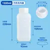 Botellas Dosificadoras de Boca Ancha, Botellas de Plástico HDPE, Botellas para Muestreo, Botellas de Muestra Vacías, Botellas de Reactivo de Plástico de 1 Litro, Descuento por Compra al por Mayor, Facturación Disponible