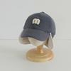 Gorro de Bebé Buena Letra Gorra con Visera Invierno Protección para Orejas Gorra Lei Feng Etiqueta m Calle Viento Cálido Gorra de Béisbol Resistente al Viento