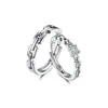 Anillos de Pareja de Verano Versátiles de Diseño Simple Mobius Niche para Estudiantes Venta al por Mayor