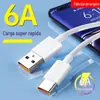 Cabo de Dados de Carregamento Rápido 6A Tipo-C Cabo de Carregamento para Celular Adequado para Apple, Huawei e Carregamento Android USB de Alta Potência