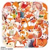 Pegatina Graffiti de Zorro de Dibujos Animados Lindo Serie Linda Animal Decorativo Funda de Teléfono Pegatina Impermeable Decorativa para Taza de Agua