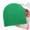 Placa de Luz de Color Puro Acrílico para Hombres y Mujeres Fabricante Venta al por Mayor Gorro de Punto sin Puño Engrosado y Cálido Otoño e Invierno Exterior Simple y Versátil