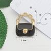 Acessórios de Joias DIY Gotejamento de Óleo Estilo Chanel Clássico Moda Batom Laço Bolsa Brincos Colar Pingente Chaveiro