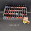Suporte de Exibição de Esmalte Acrílico Transparente de Vidro para Salão de Unhas Suporte de Exibição Transparente para Cosméticos