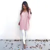 Ebay Aliexpress Más Vendido Moda Europea y Americana Otoño Cuello en V Manga Larga Suéter Delgado para Mujer Versátil Ajustado Casual Versátil