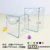 Bolsa de almacenamiento tipo caja ciega Bubble Mate, bolsa de secado para bebé de PVC transparente, bolsa colgante, mini bolsa de exhibición estilo ins linda para bebé que camina