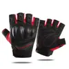 Guantes Protectores de Ciclismo para Adultos, Medio Dedo, Resistentes al Desgaste, Transpirables, Antiescaras para Deportes de Motocicleta