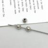 1 nuevo estilo retro aleación chapado cuenta de agujero pequeño cuenta redonda colgante colgante diy accesorios de material para joyería casera
