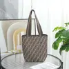 Bolso Nuevo para Mujer 2024, Bolso de Mano Jacquard de Nicho, Bolso Tote de Hombro Retro para Estudiantes de Gran Capacidad