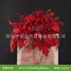 [Série de Ano Novo] Conjunto de Arte Vermelho Decoração Festiva de Casamento Enfeites de Mesa para Sala de Estar Presentes de Ano Novo para uma Atmosfera Festiva