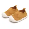 Zapatos de Primavera y Otoño Transfronterizos para Bebés y Niños Pequeños Zapatos de Interior para Bebé de Suela Suave Transpirables Tejido de Malla Zapatos para Hombres y Mujeres Zapatos de Punto