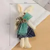 Oso/Gato/Conejo de Peluche de Tela de Algodón y Lino Estilo Bosque, Accesorios de Ropa DIY, Decoraciones para Muñecas, Hecho a Mano DIY