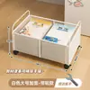 Caja de almacenamiento de libros para estudiantes, adecuada para aulas, gran capacidad, se puede colocar debajo del escritorio y es móvil para una fácil organización de los libros