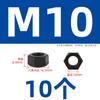 Porca Hexagonal Dente Fino Classe 10.9 Porca Dente Invertido Parafuso Dente Esquerdo Tampa de Parafuso Rosca Inversa Parafuso Inverso Fêmea M6M8M10-80