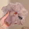 Goma para el pelo extragrande de estilo coreano de alta resistencia, coletero estilo perezoso para niñas, banda elástica para el pelo de alta gama