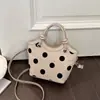 Elegante bolso de mujer estilo Chanel 2026 nuevo modelo bordado de diamantes bolso de cadena bolso cubo con cordón bolso de hombro cruzado