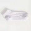 Calcetines Cortos Finos de Primavera y Verano para Mujer, Algodón Puro, con Suela de Masaje, Malla Transpirable, Anti-Olor, Todo Algodón, Calcetines Invisibles de Color Sólido