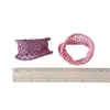 Diadema Amplia Hueca Sin Costuras de Alta Elasticidad Goma para el Cabello Dulce Goma Elástica Goma para el Cabello de Mujer Niños Estuche de Cuero Duradero Verano