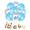 Bandera para baby shower, globo para niño y niña, paquete de flores, fiesta de cumpleaños, decoración para fiesta de niño y niña