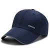 Gorra de béisbol de secado rápido para hombre, gorra de béisbol fina y transpirable, gorra informal de moda con tejido de secado rápido.