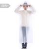 Impermeable Engrosado para Mujer, Poncho de Lluvia Transparente Largo de Eva a Prueba de Tormentas para Adultos, No Desechable, Adecuado para Viajes al Aire Libre, Disponible para Dropshipping