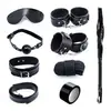 Conjunto de Bondage Sexy de Princesa Misteriosa para Mujer, Juguetes Alternativos, Productos SM para Adultos, Mordazas, Látigos de Cuero, Tapones Anales, Serie Completa