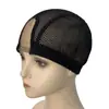 Gorro de malla elástica para peluca con encaje frontal en forma de U, gorro de natación de agujero grande, red para peluca [procesamiento personalizado]
