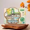 Adesivos para geladeira Suzhou Guochao Presente de madeira requintado Adesivos de decoração com sucção magnética Lembranças de turismo de Jiangsu Adesivos para geladeira de madeira