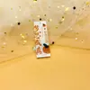Placa Acrílica Doble Cara Tigre Tigre Shengwei Placa Buen Vivir Texto Colgante Llavero Accesorios para Colgar